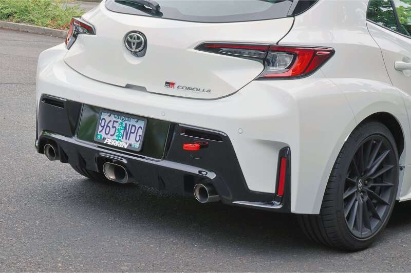 PERRIN 23-26 Toyota GR Corolla Rear Tow Hook - Red - PTP-BDY-251RD