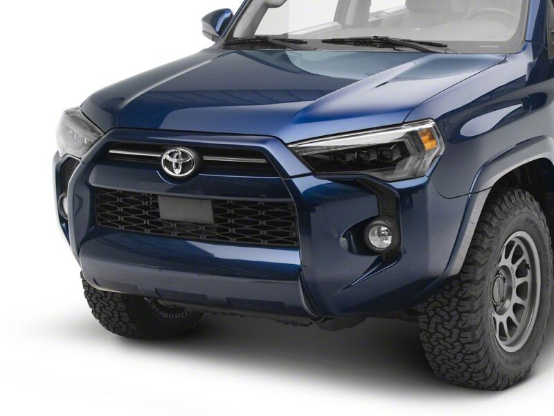 Raxiom 14-24 Toyota 4Runner CXR Series LED Headlights with Amber DRL- Black Housing- Clear Lens - TR33857 - close-up view 7
