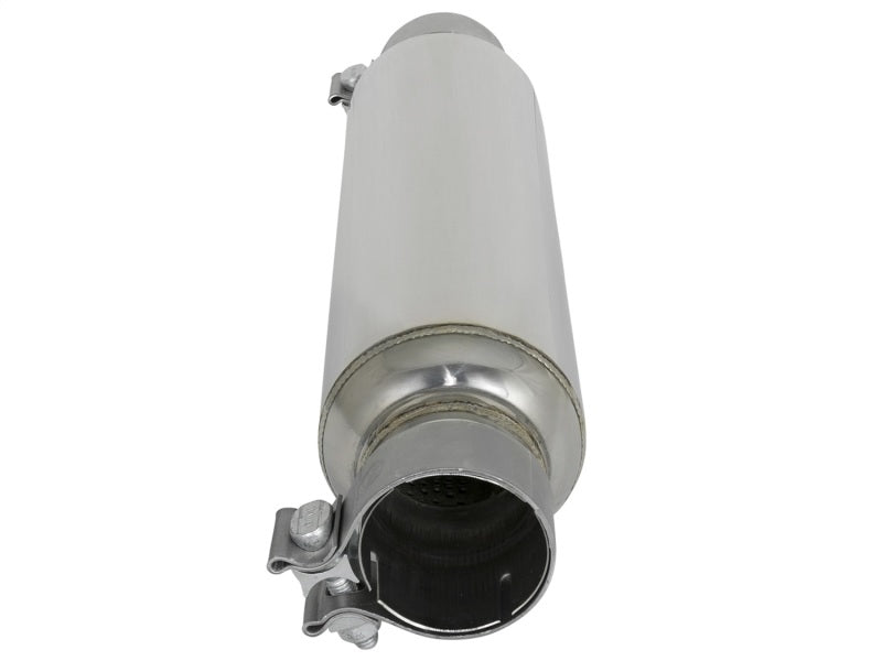 aFe MACH Force-Xp 304 Stainless Steel Resonator 2.5in Inlet/Outlet x 4in Dia x 15in Body x 19in L - 49M10002