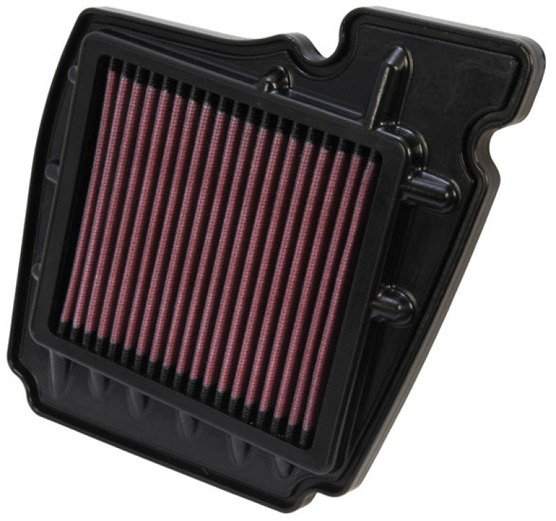 K&N 08-11 Yamaha FZ16 153 / 09-11 FZ150 Fazer Replacement Air Filter - YA-1611 by K&N Engineering - front view