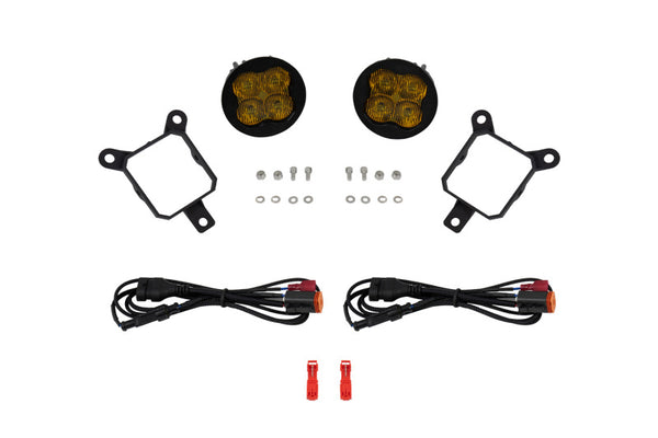 Diode Dynamics 2024+ Subaru Forester SS3 LED Sport Type Y Fog Light Kit - Yellow SAE - DD7989 for 2024-2026 Subaru Crosstrek 