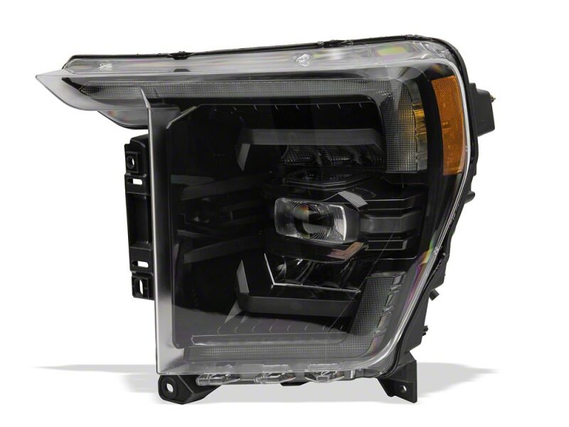 Raxiom 21-23 Ford F-150 CXR Series LED Headlights/White DRL- Black - Clear Lens - T596986 - close-up view