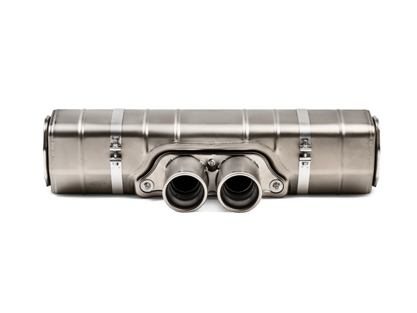 Akrapovic 2018 Porsche GT3 RS (991.2) Slip-On Line (Titanium) w/Titanium Tail Pipe Set - S-PO/TI/10H-TP