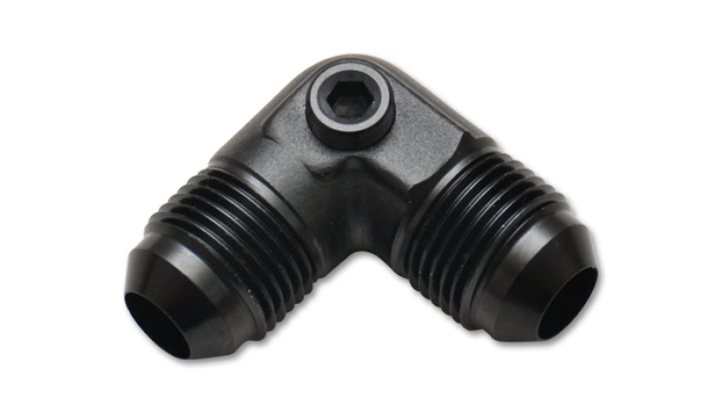 Vibrant -6AN to -6AN Male 90 Degree Union Adapter Fitting with 1/8in NPT Port - 16536