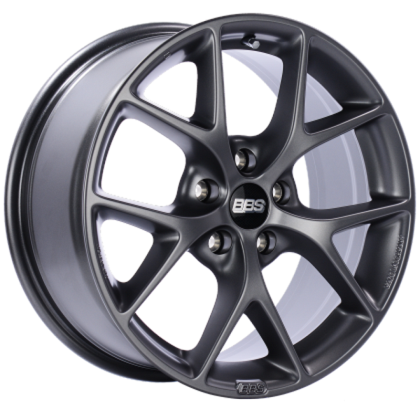 BBS SR 18x8 5x127 ET50 CB71.5 Satin Grey Wheel - SR034SG by BBS