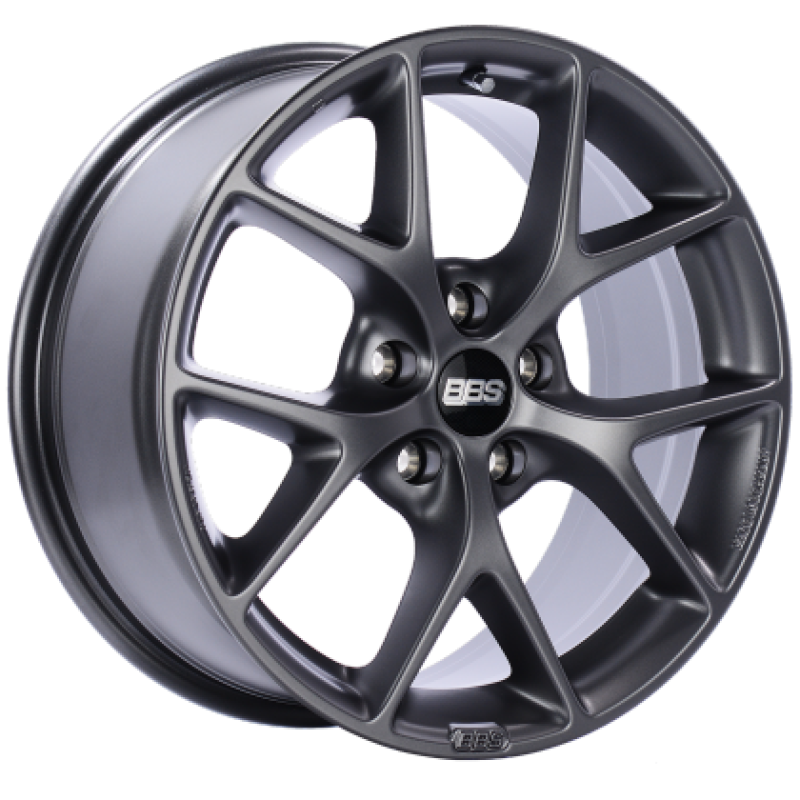 BBS SR 19x8.5 5x114.3 ET35 Satin Grey Wheel -82mm PFS/Clip Required - SR039SG