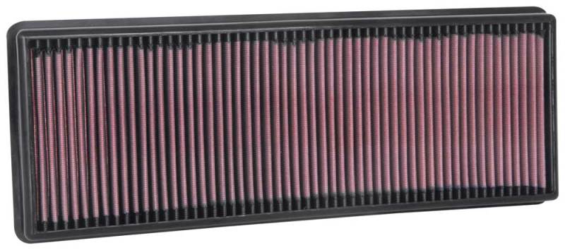 K&N 18-21 Chevrolet Express 2500 4.3L V6 Replacement Air Filter - 33-5114 for 2018-2025 Chevrolet Express 2500 - angle view