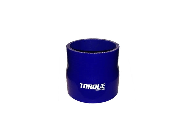 Torque Solution Transition Silicone Coupler: 2.75 inch to 3 inch Blue Universal - TS-CPLR-T2753BL by Torque Solution