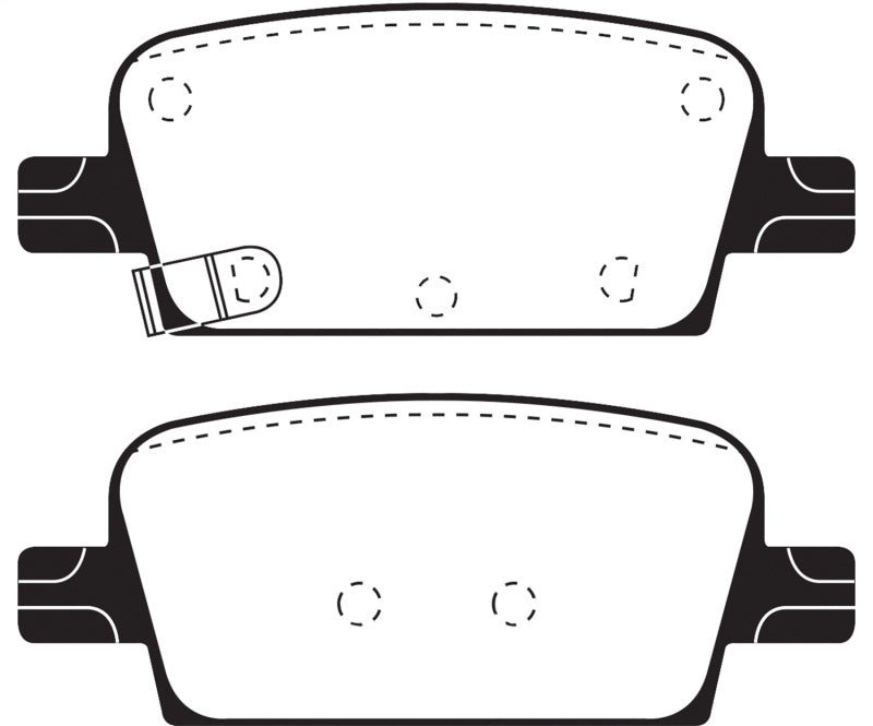 EBC 2016+ Chevrolet Malibu 1.5L Turbo (Mech PB) Ultimax2 Rear Brake Pads - UD1921