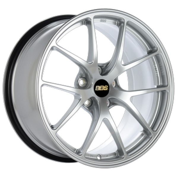 BBS RI-A 18x9.5 5x100 ET45 CB 82mm Diamond Silver Wheel - PFS Ring/Clip Required - RIA002DS by BBS