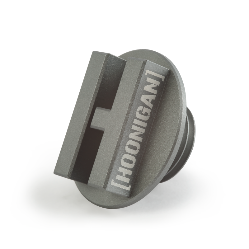Mishimoto 87-01 Ford Mustang Hoonigan Oil Filler Cap - Silver - MMOFC-MUS1-HOONSL