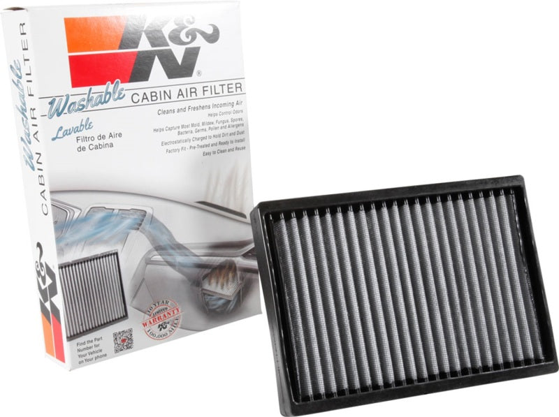 K&N 14-17 Fiat 500L 1.4L L4 F/I Air Filter - VF1014 for 2015-2023 Jeep Renegade - rear view