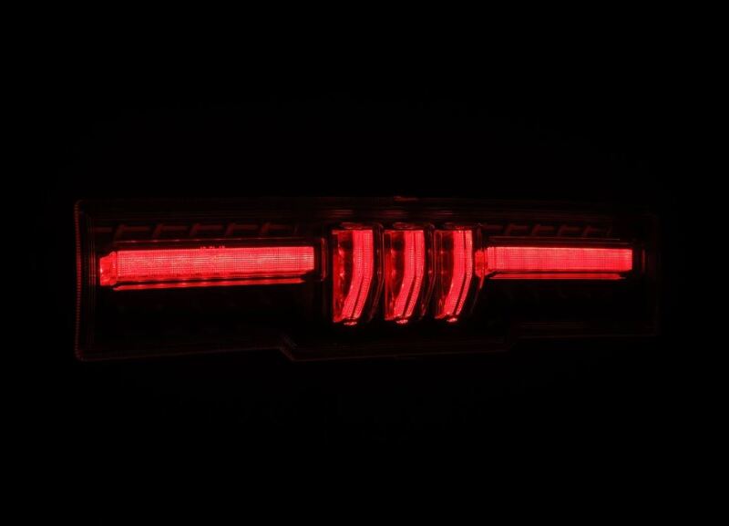 AlphaRex 21-24 Toyota GR86 / 21-24 Subaru BRZ NOVA-Series Prismatic LED Fourth Brake Light Blk Smoke - 220050