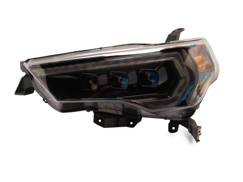 Raxiom 14-24 Toyota 4Runner CXR Series LED Headlights with Amber DRL- Black Housing- Clear Lens - TR33857 - close-up view 8