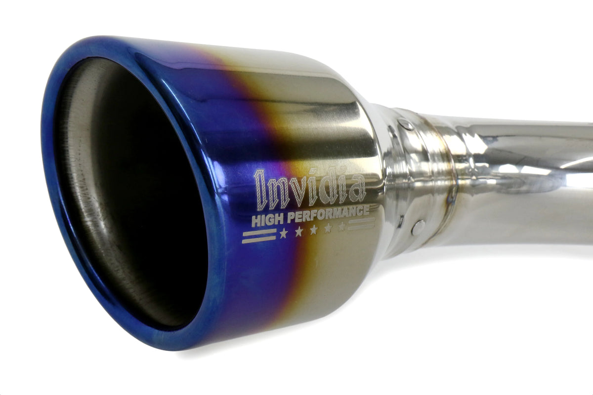 Invidia 15+ VW Golf GTI Q300 Rolled Titanium Tip Cat-Back Exhaust - HS13GF7G3T