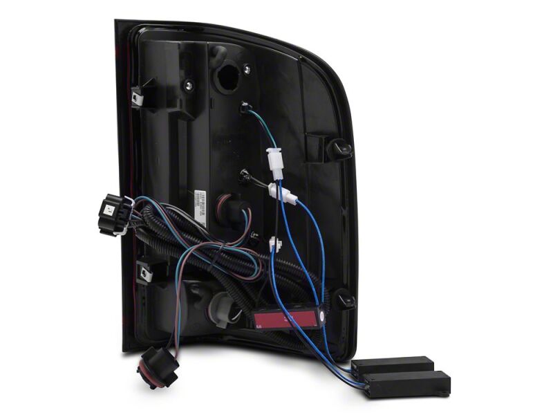 Raxiom 07-13 Chevrolet Silverado 1500 G2 LED Tail Lights- Black Housing- Smoked Lens - S112739 - close-up view 3
