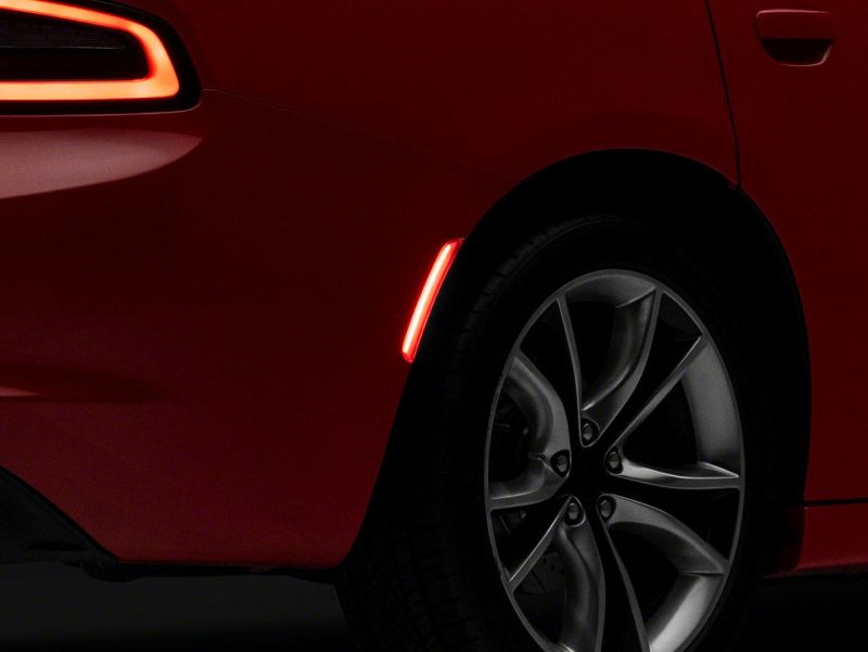 Raxiom 15-23 Dodge Charger Excluding Widebody Axial Series LED Side Marker Lights- Clear - CR5948