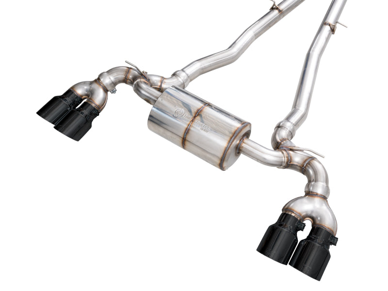 AWE BMW G90/G99 M5 Touring Edition Catback Exhaust - Diamond Black Tips - 3015-43790