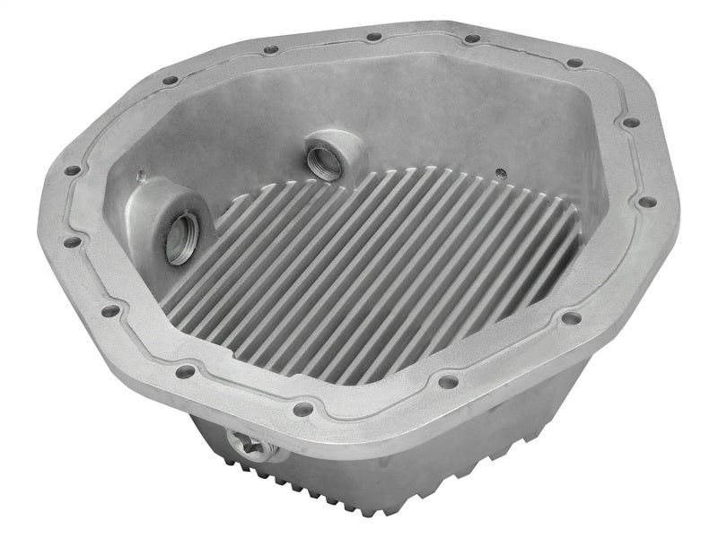 afe Rear Differential Cover (Raw; Street Series); Dodge Diesel Trucks 03-05 L6-5.9L (td) - 46-70090