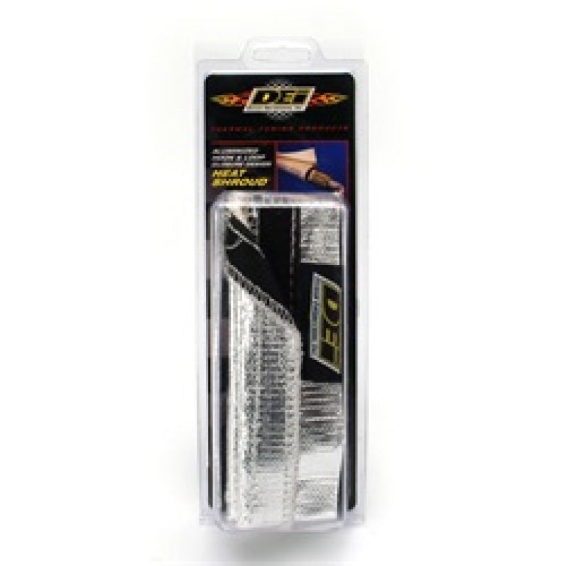 DEI Heat Shroud 1in I.D. x 3ft - Aluminized Sleeving - Hook and Loop Edge - 10405
