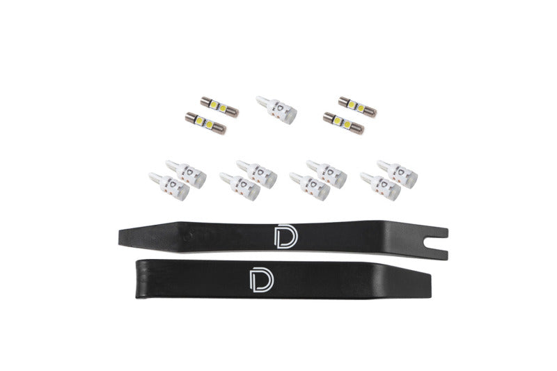 Diode Dynamics 11-21 Jeep Grand Cherokee Interior LED Kit Cool White Stage 2 - DD0508 for 2012-2013 Jeep Grand Cherokee - fro