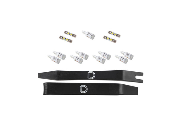 Diode Dynamics 11-21 Jeep Grand Cherokee Interior LED Kit Cool White Stage 2 - DD0508 for 2012-2013 Jeep Grand Cherokee - fro