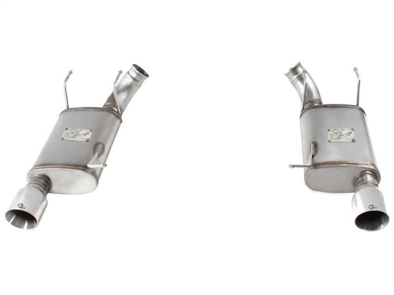 aFe MACHForce XP Exhaust 11-14 Ford Mustang GT V8-5.0L 3in. SS Axle-Back w/Polished Tips - 49-43052-P