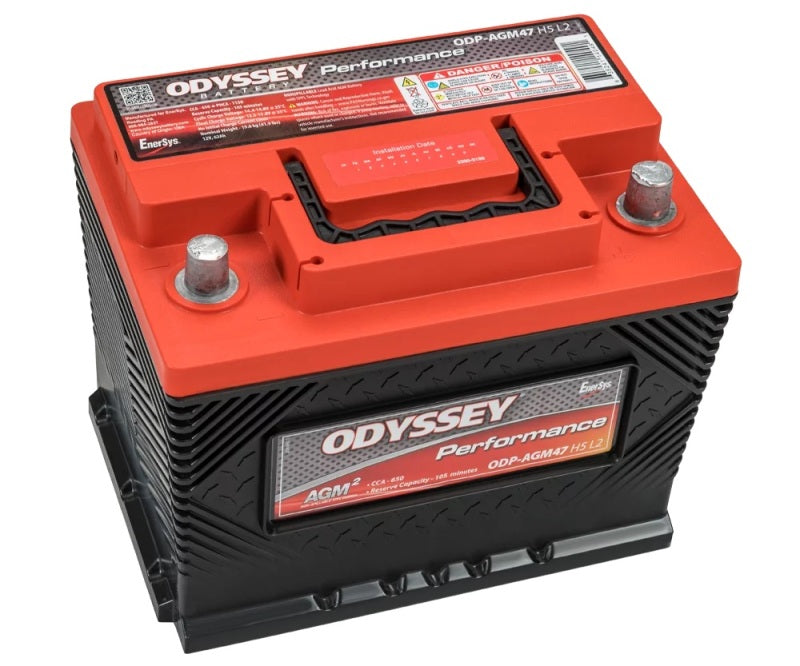 Odyssey Battery Auto/Truck/Heavy Duty &amp; Commercial Performance AGM Battery (47-650) - ODP-AGM47 H5 L2