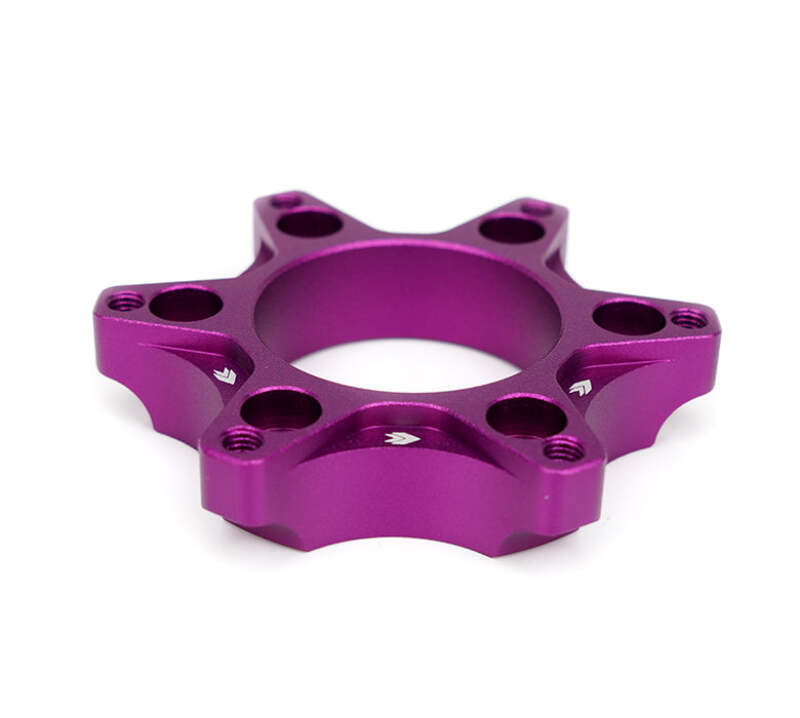NRG Gaming Logitech Steering Short Hub - Purple - SRK-LOTH-PP - close-up view 2 3