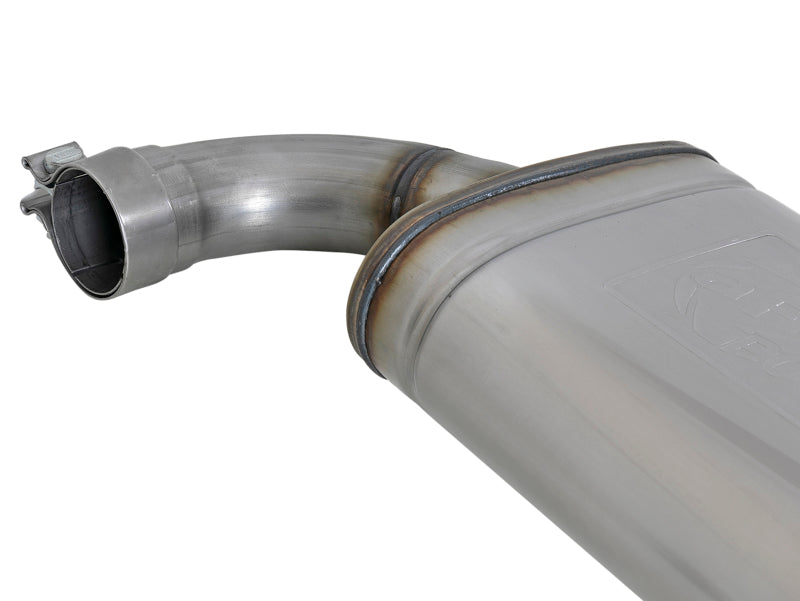 aFe MACH Force Xp SS Axle Back Exhaust System w/ Carbon Fiber Tips 15-17 Ford Mustang GT V8-5.0L - 49-43105-C