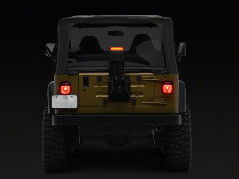 Raxiom 97-06 Jeep Wrangler TJ LED Third Brake Light- Red - J210821 - close-up view 7