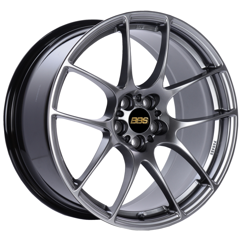 BBS RF 18x9 5x114.3 ET48 Diamond Black Wheel -82mm PFS/Clip Required - RF522DBK