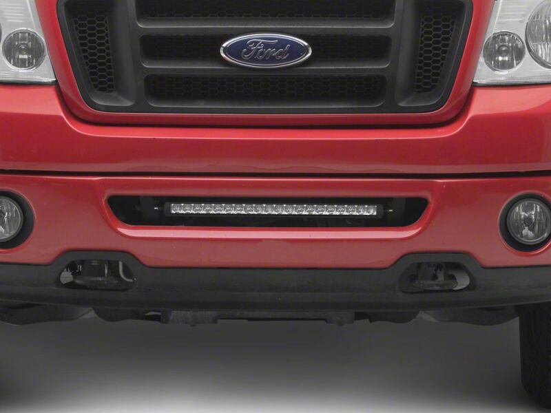 Raxiom 06-08 Ford F-150 Front Bumper Mounted 20in LED Light Bar/Bracket - T621253 - close-up view 6
