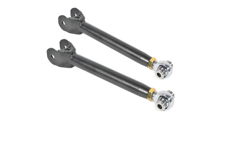 BMR 16-17 6th Gen Camaro Lower Trailing Arms w/ Single Adj. Rod Ends - Black Hammertone - TCA060H for 2016-2020 Chevrolet Cam