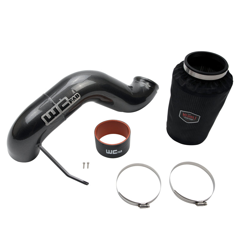 Wehrli 03-07 Cummins 5.9L 4in Intake Kit - Brizzle Blue - WCF100346-BRZ
