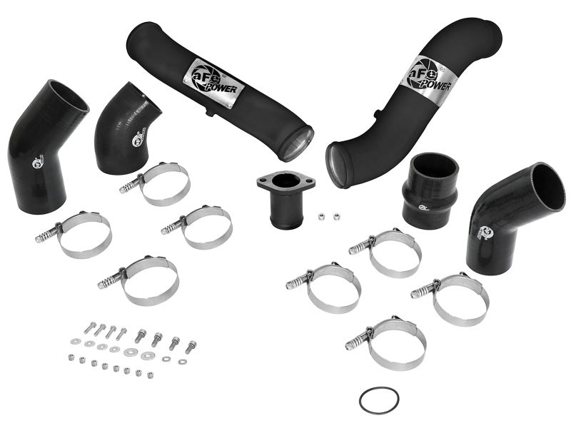 aFe BladeRunner Intercooler w/ Black Tubes 16-17 Nissan Titan XD V8 5.0L (td) - 46-20282-B