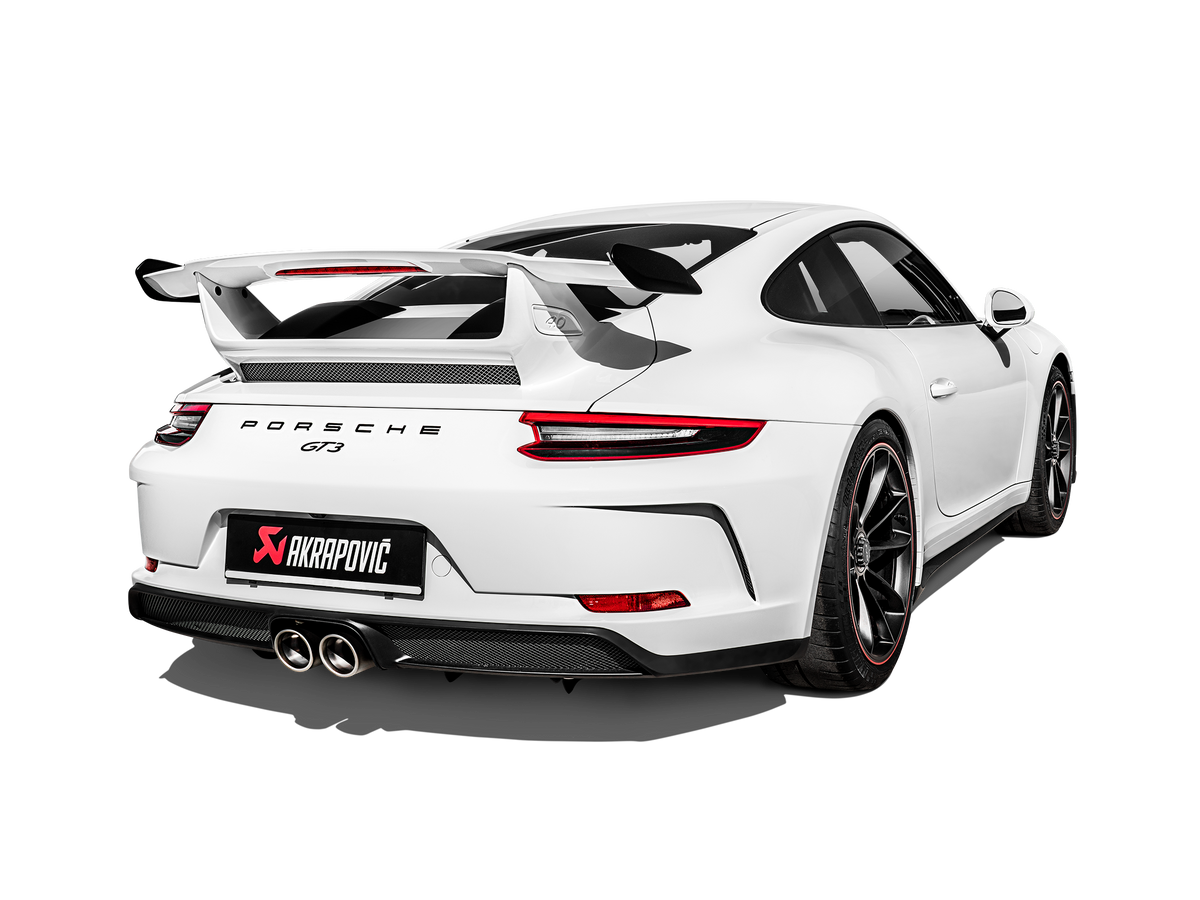 Akrapovic 2018 Porsche GT3 RS (991.2) Slip-On Line (Titanium) w/Titanium Tail Pipe Set - S-PO/TI/10H-TP