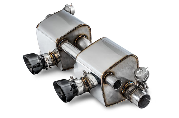AWE Tuning Porsche 911 (991.2) Carrera / S SwitchPath Exhaust for PSE Cars - Diamond Black Tips - 3025-33018