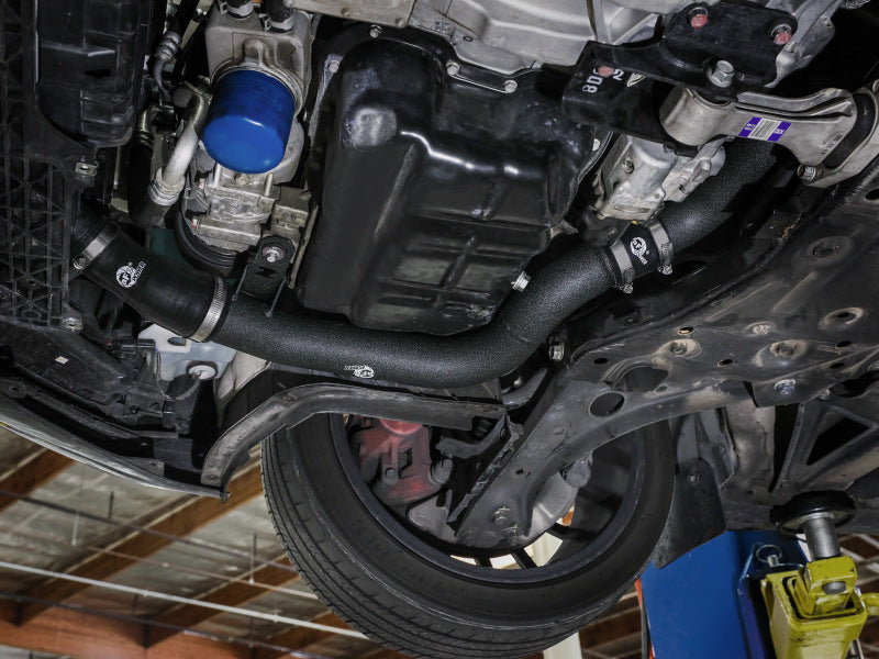 aFe 22-23 Hyundai Kona N L4 2.0L (t) BladeRunner Aluminum Hot and Cold Charge Pipe Kit - Black - 46-20624-B