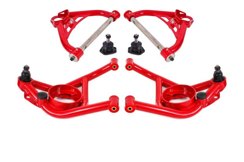BMR 70-81 2nd Gen F-Body Upper And Lower A-Arm Kit - Red - AA031R