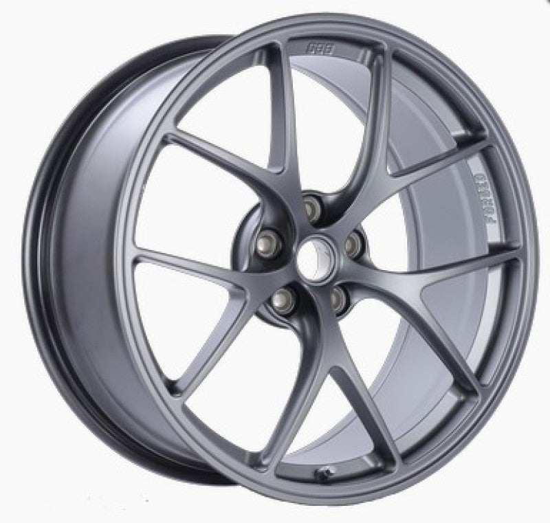 BBS FI 20x8.75 5x114.3 ET44 CB67 Titanium Wheel -82mm PFS/Clip Req - FI025TI