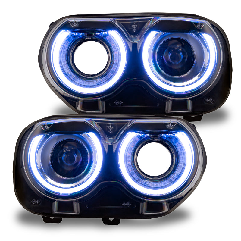 Oracle 15-21 Dodge Challenger RGB+W Headlight DRL Upgrade Kit - ColorSHIFT SEE WARRANTY - 1329-330