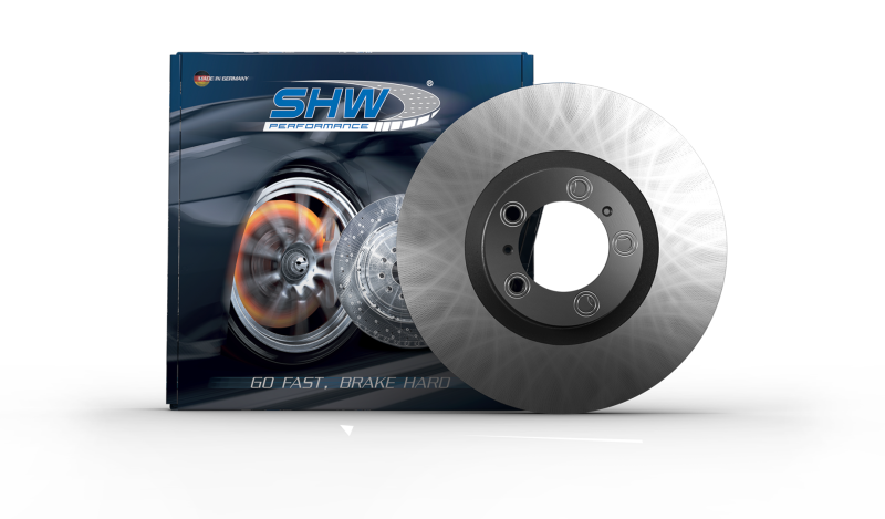 SHW 04-07 BMW 525i 3.0L Front Smooth Monobloc Brake Rotor (34116864906) - BFX32221 for 2004-2010 BMW 5 Series - front view
