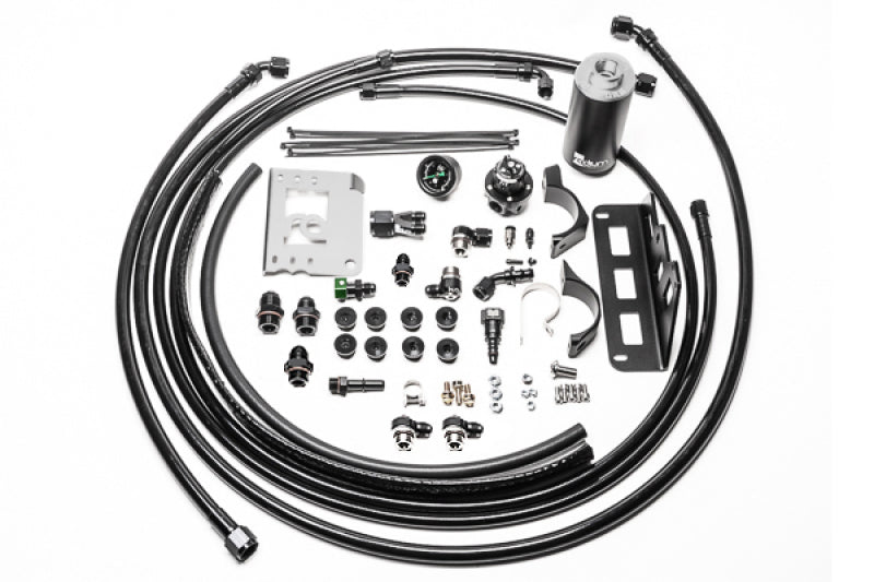 Radium Engineering 08-15 Cadillac CTS-V Fuel Hanger Plumbing Kit - Stainless Filter - 20-1325-03