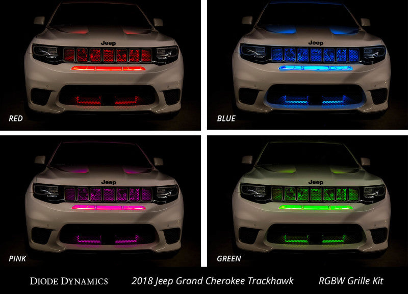 Diode Dynamics RGBW Grille Strip Kit 2pc Multicolor - DD0441