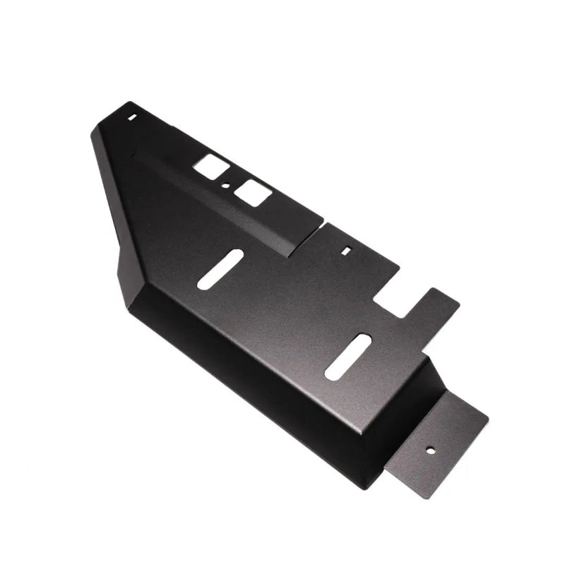 Cali Raised 2024+ Toyota Tacoma Transfer Case Skid Plate - Hybrid / Steel / Powder Coat - CR4317 - front view