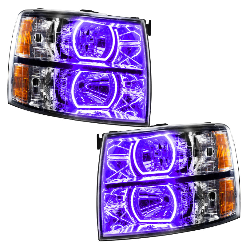 Oracle 07-13 Chevrolet Silverado SMD HL - Square - ColorSHIFT w/ BC1 Controller SEE WARRANTY - 8188-335