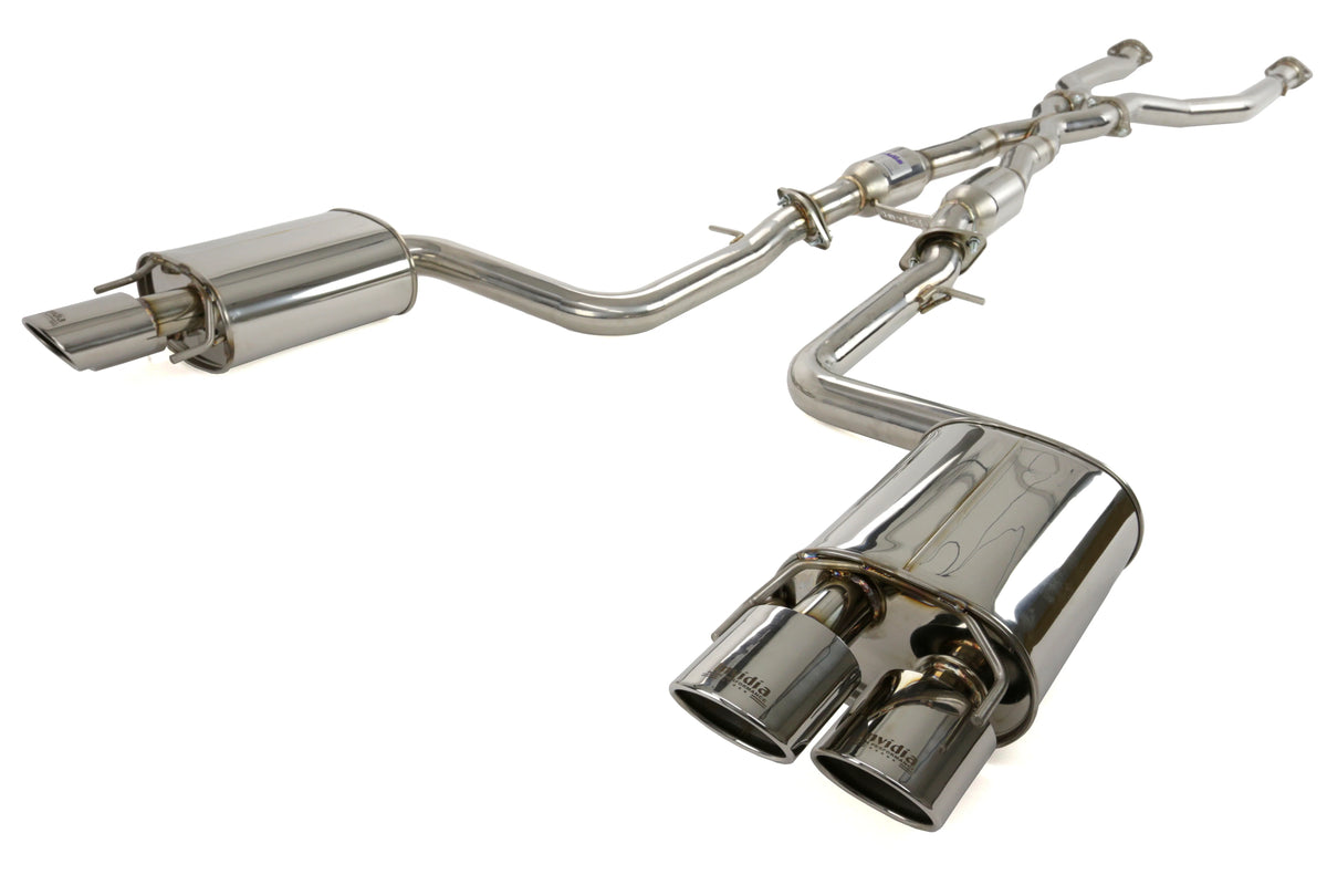 Invidia 14+ Lexus RCF Q300H w/ Rolled Stainless Steel Tips Cat-Back Exhaust - HS14LRF3SH