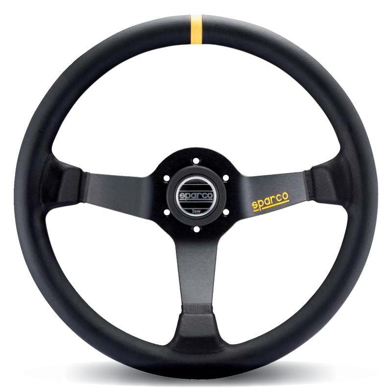 Sparco Strwhl 345 Leather Black - 015R345MLN