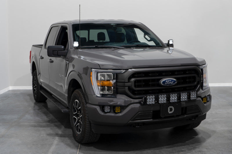 Diode Dynamics 21-22 Ford F-150 SS3 Stage Series Backlit Ditch Light Kit - Yellow Pro Combo - DD7372 for 2018-2024 Ford Exped